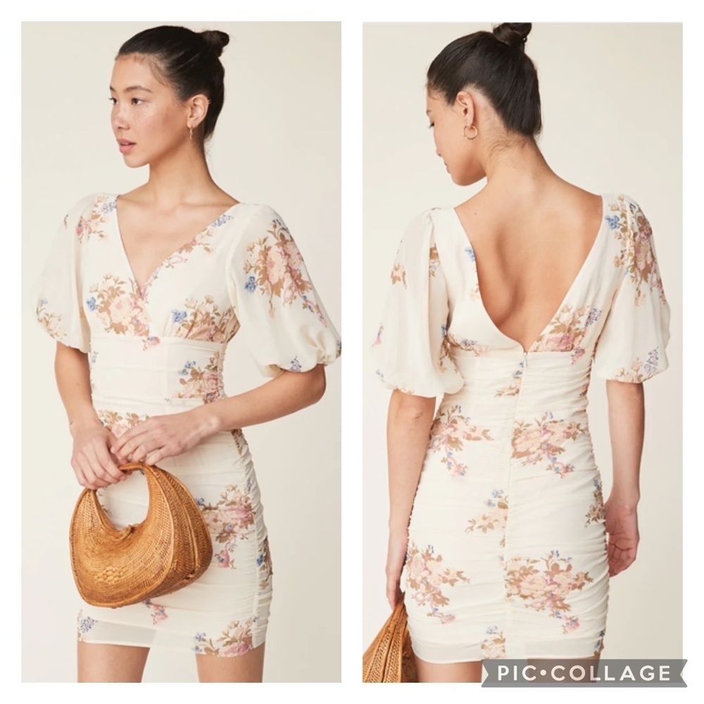 LPA Blush Bouquet Floral Style 694 Dress Size Small